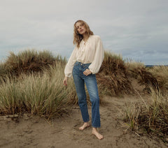 DÔEN Tops | The Jane Blouse Salt - Women