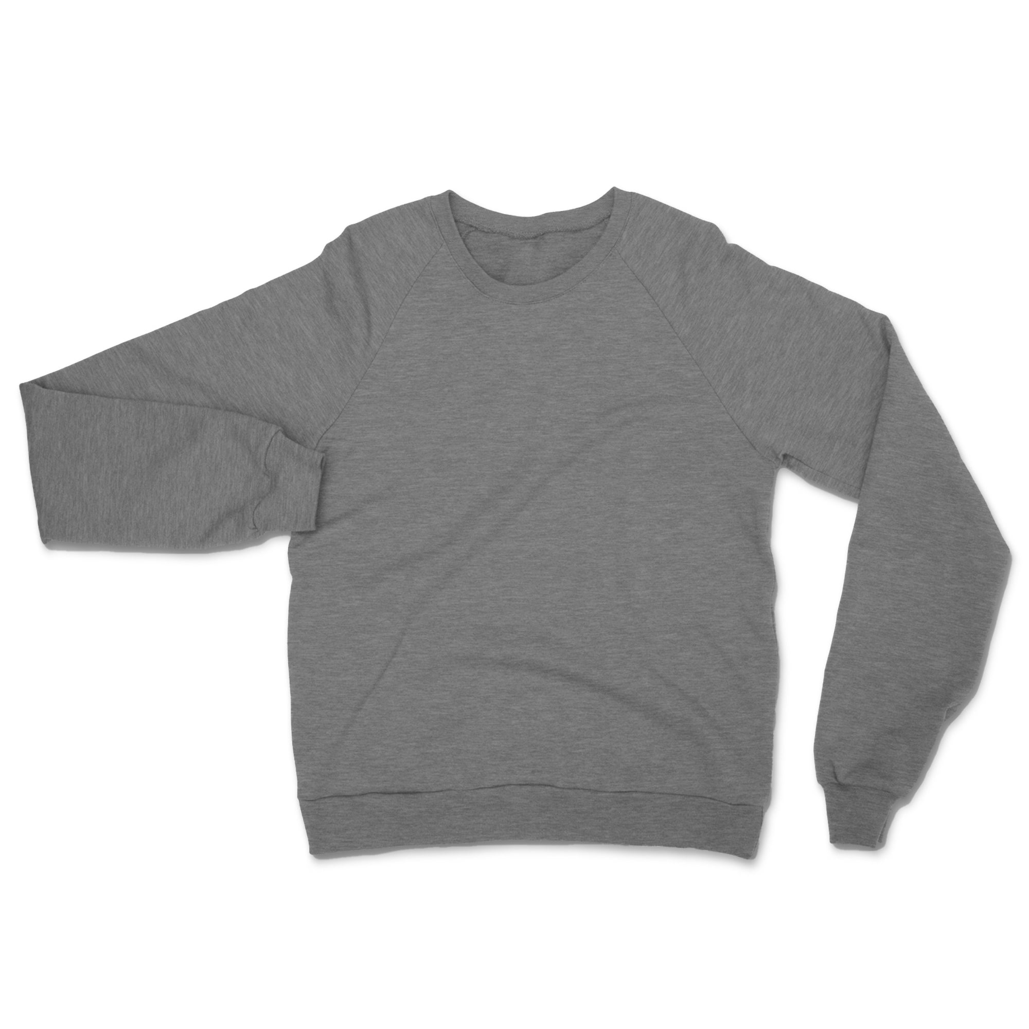Custom Youth Pullover Crew Sweatshirt Kids - Deep Heather