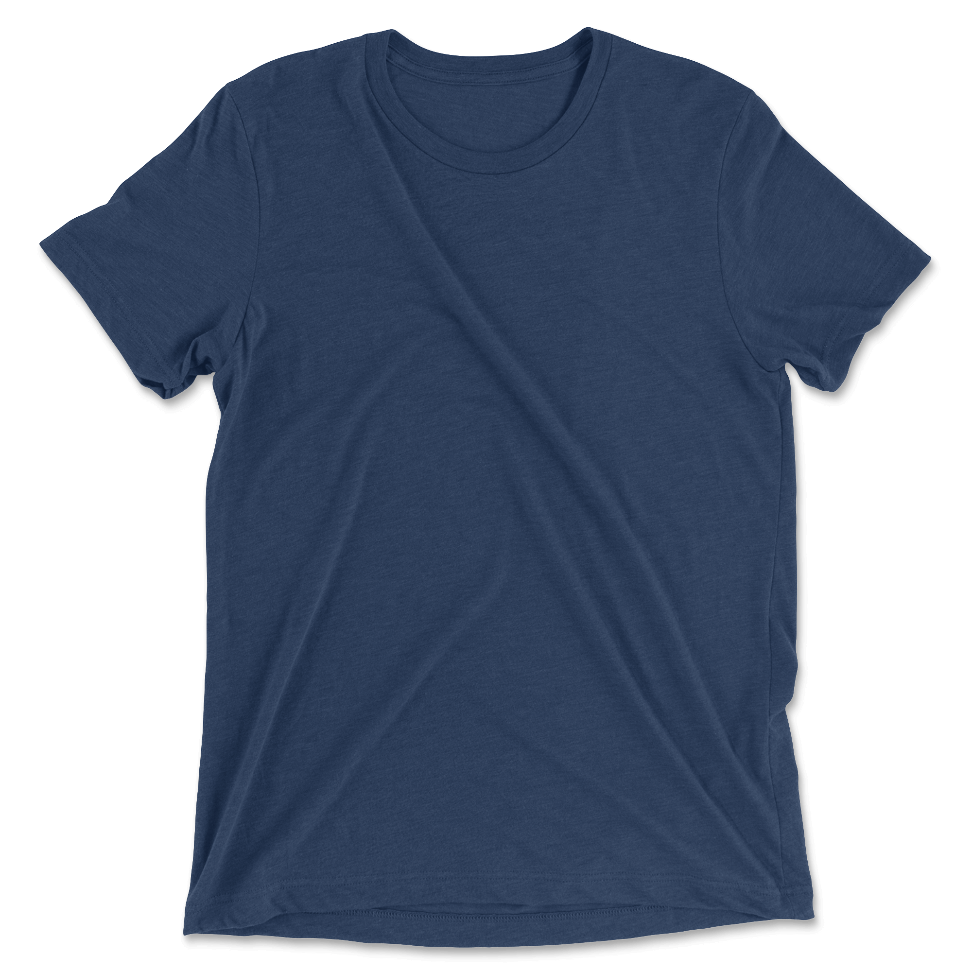 Custom Tri-Blend T-Shirt Men - Navy