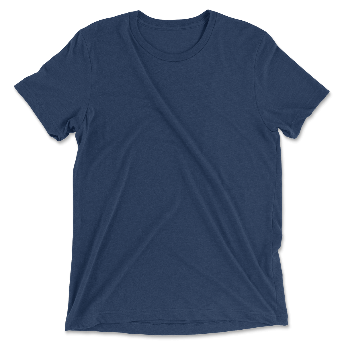Custom Tri-Blend T-Shirt Men - Navy