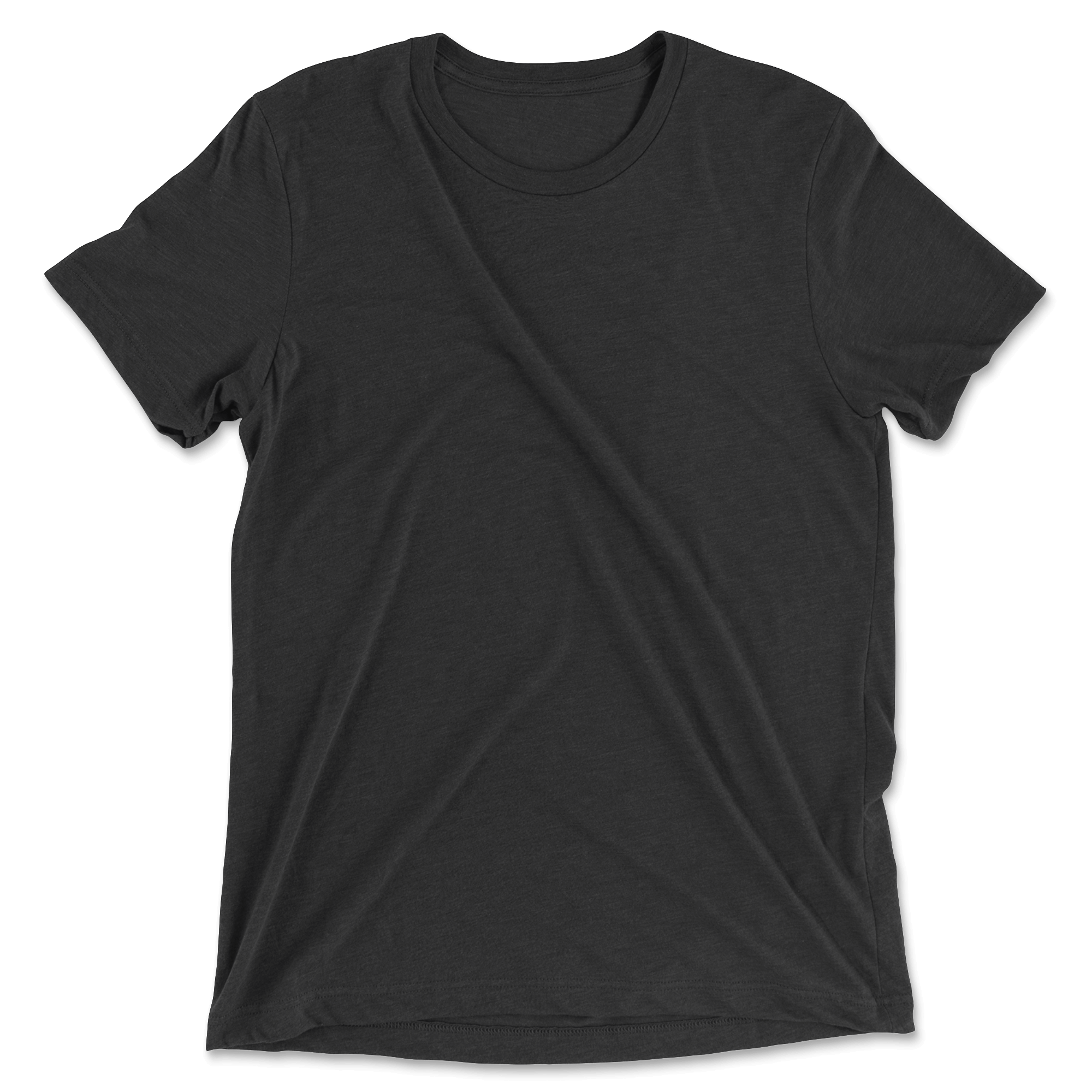 Custom Tri-Blend T-Shirt Men - Charcoal Black