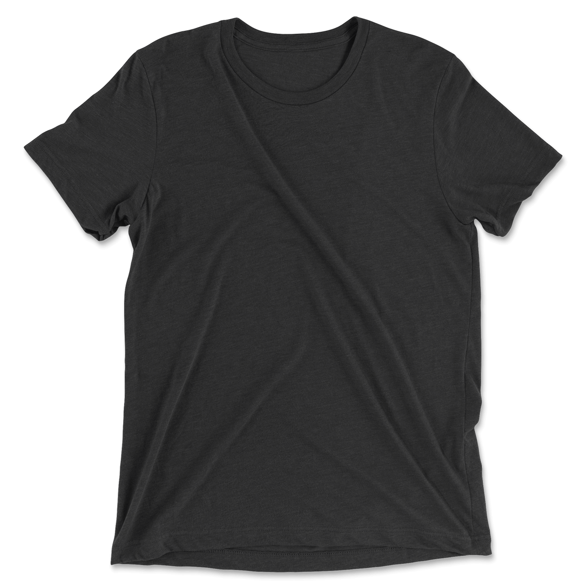 Custom Tri-Blend T-Shirt Men - Charcoal Black