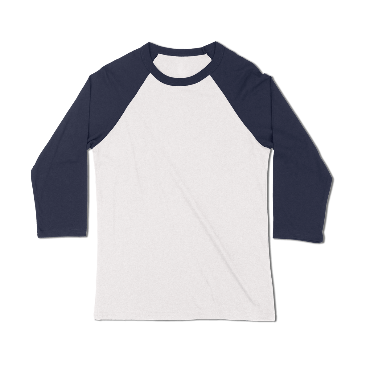 Custom Baseball T-shirt Men - White-Navy