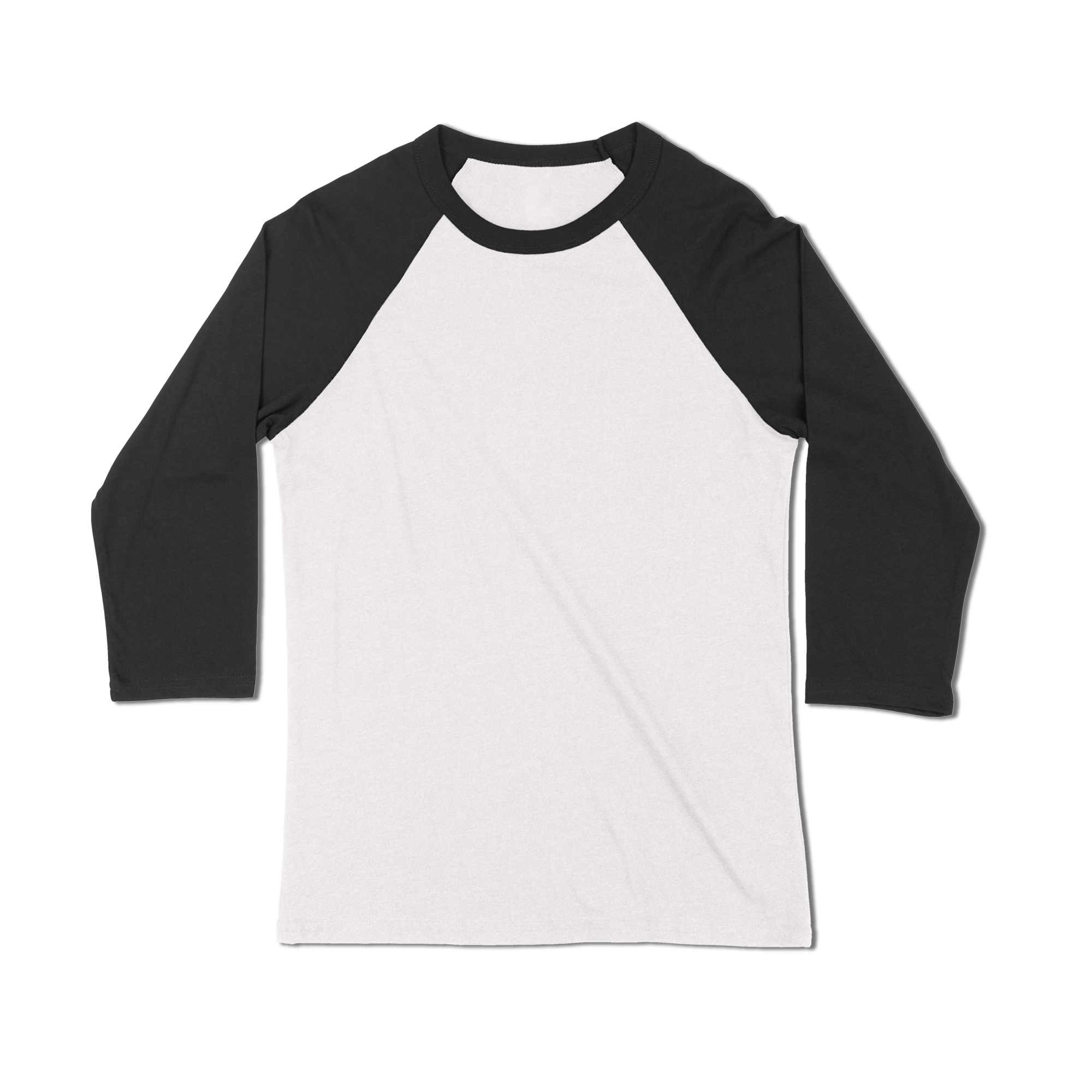 Custom Baseball T-shirt Men - White-Black