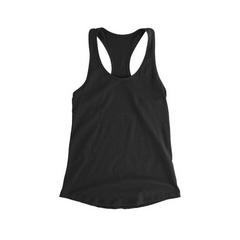 Custom Racerback Tank Top Women - Black