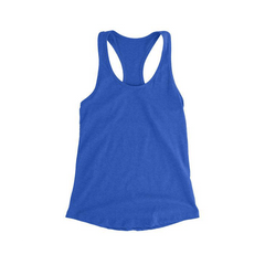 Custom Racerback Tank Top Women - True Royal