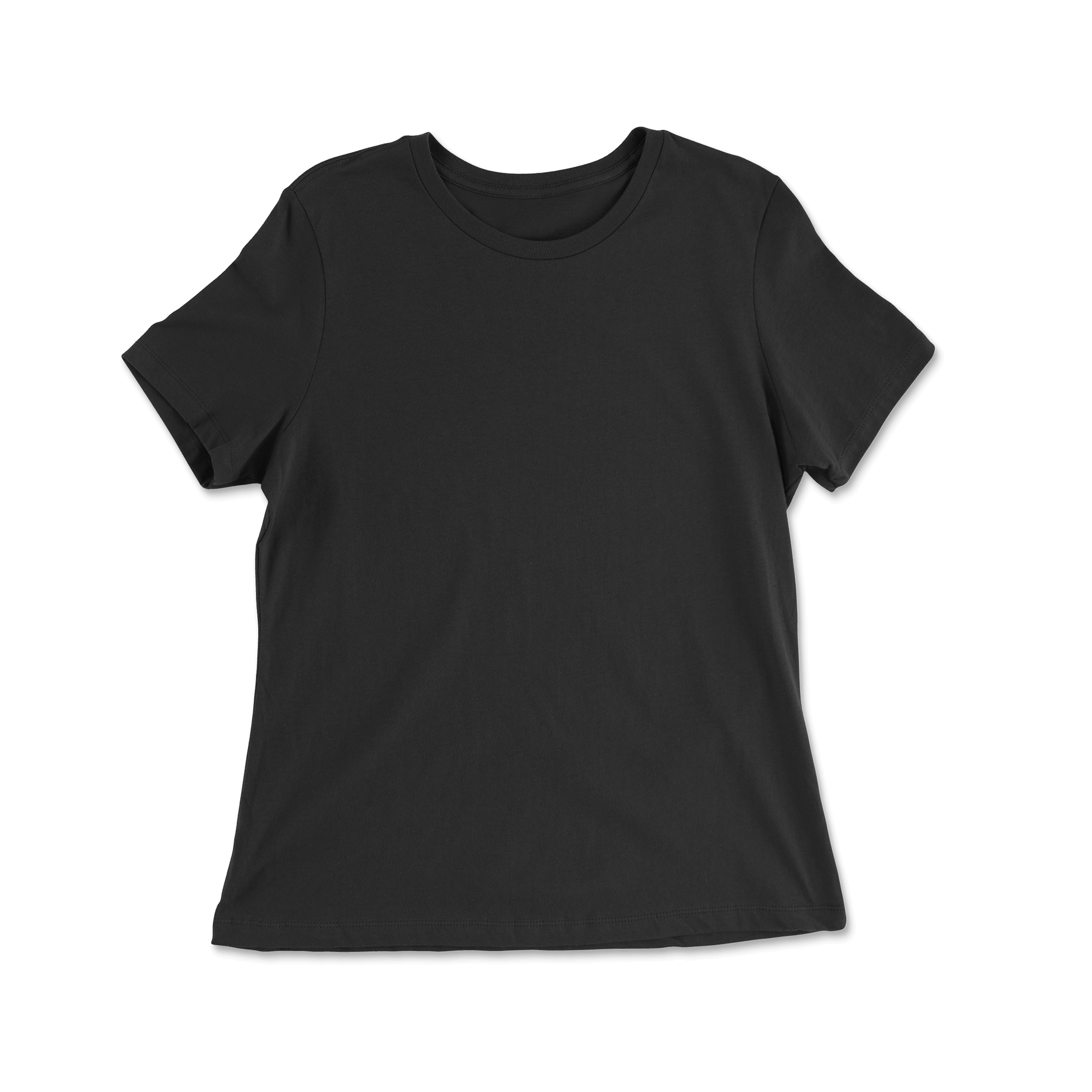 Custom 100% Cotton Relaxed Fit T-shirt Women - Black