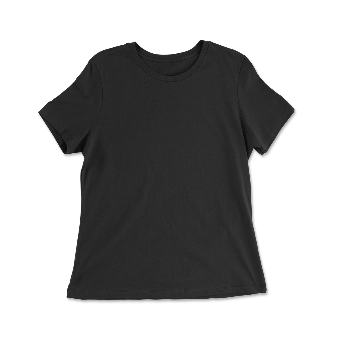 Custom 100% Cotton Relaxed Fit T-shirt Women - Black