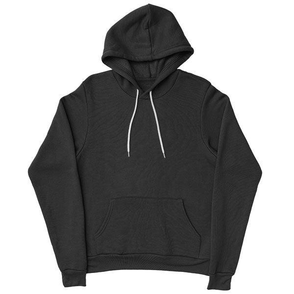 Custom Pullover Hoodie Men - Black