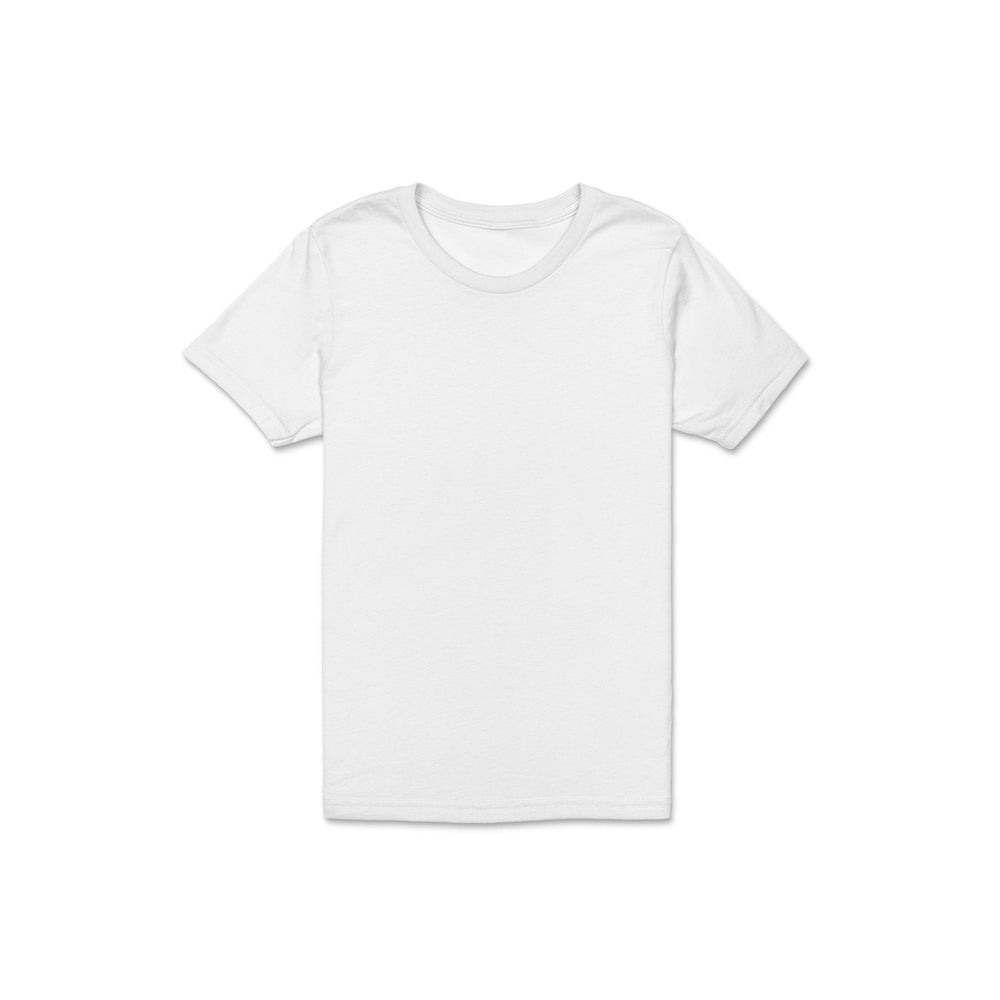 Custom Toddler 100% Cotton T-shirt Kids - White