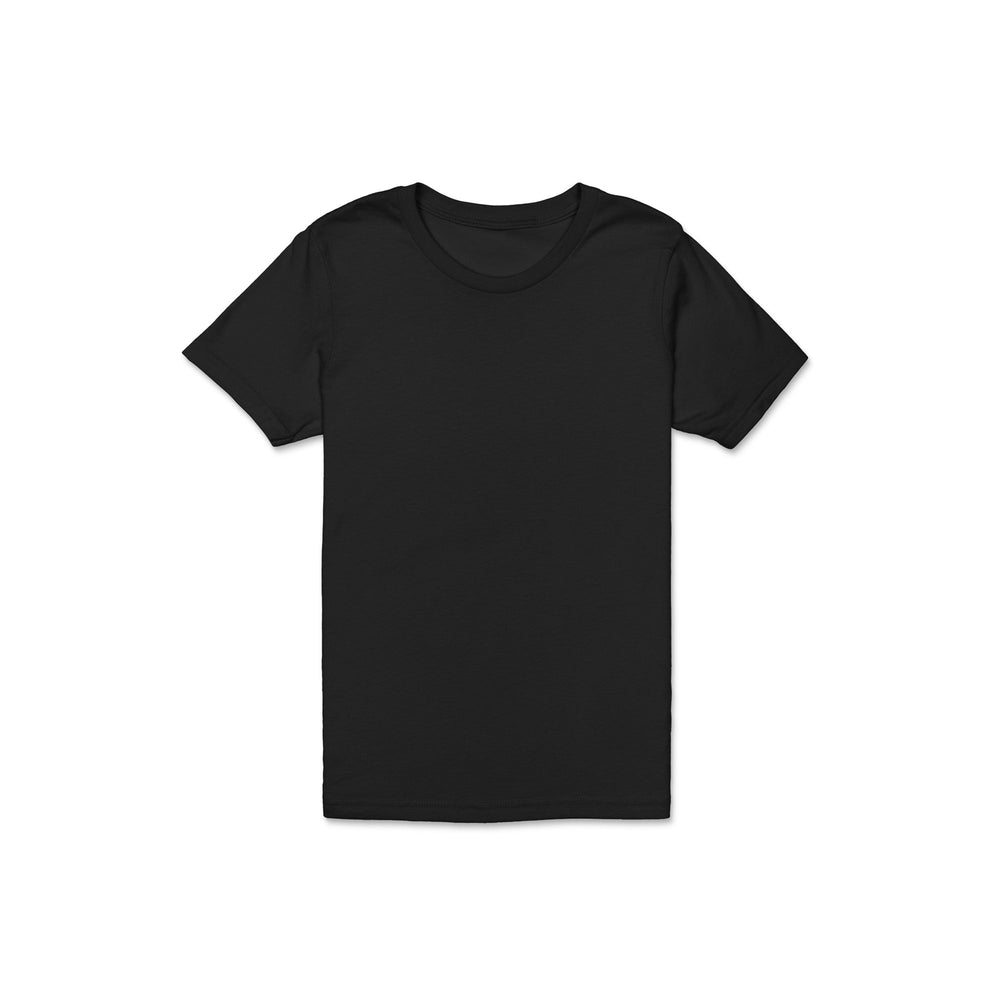 Custom Toddler 100% Cotton T-shirt Kids - Black