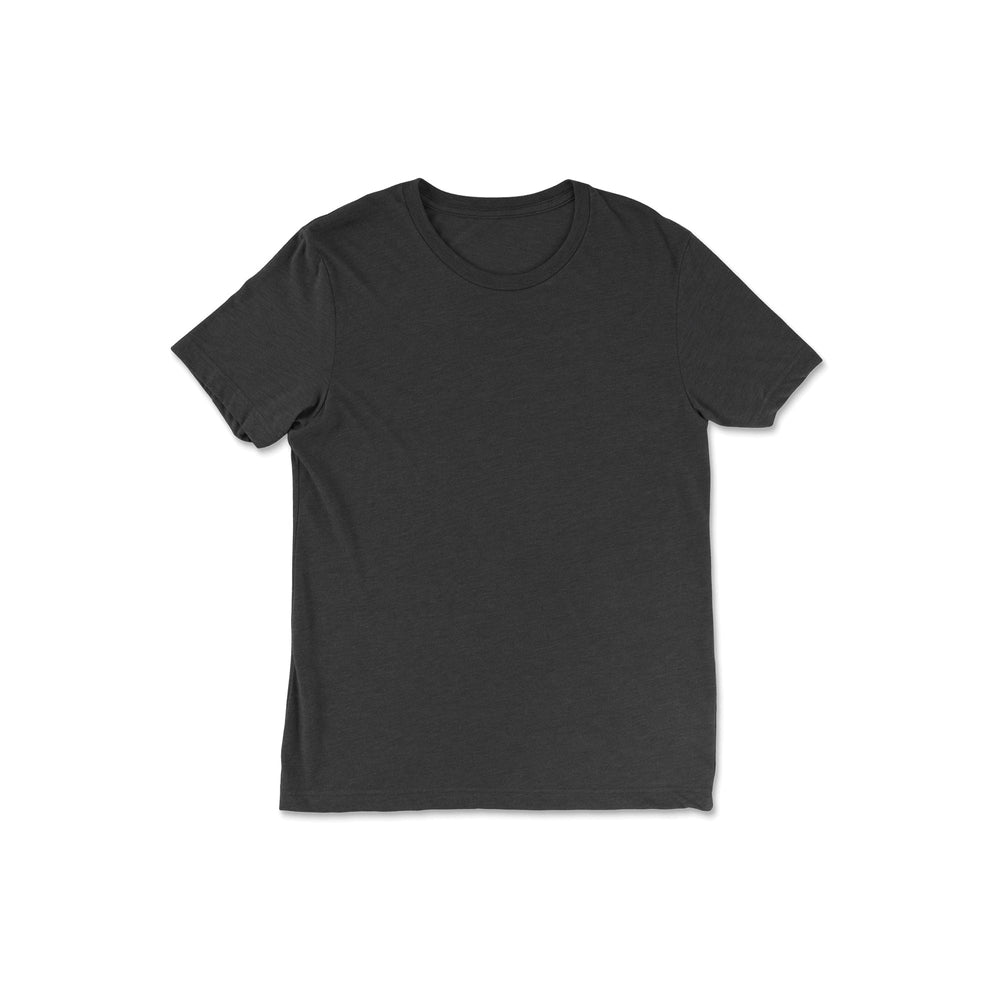Custom Toddler Tri-Blend T-Shirt Kids - Charcoal Black