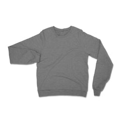 Custom Toddler Pullover Crew Sweatshirt Kids - Deep Heather