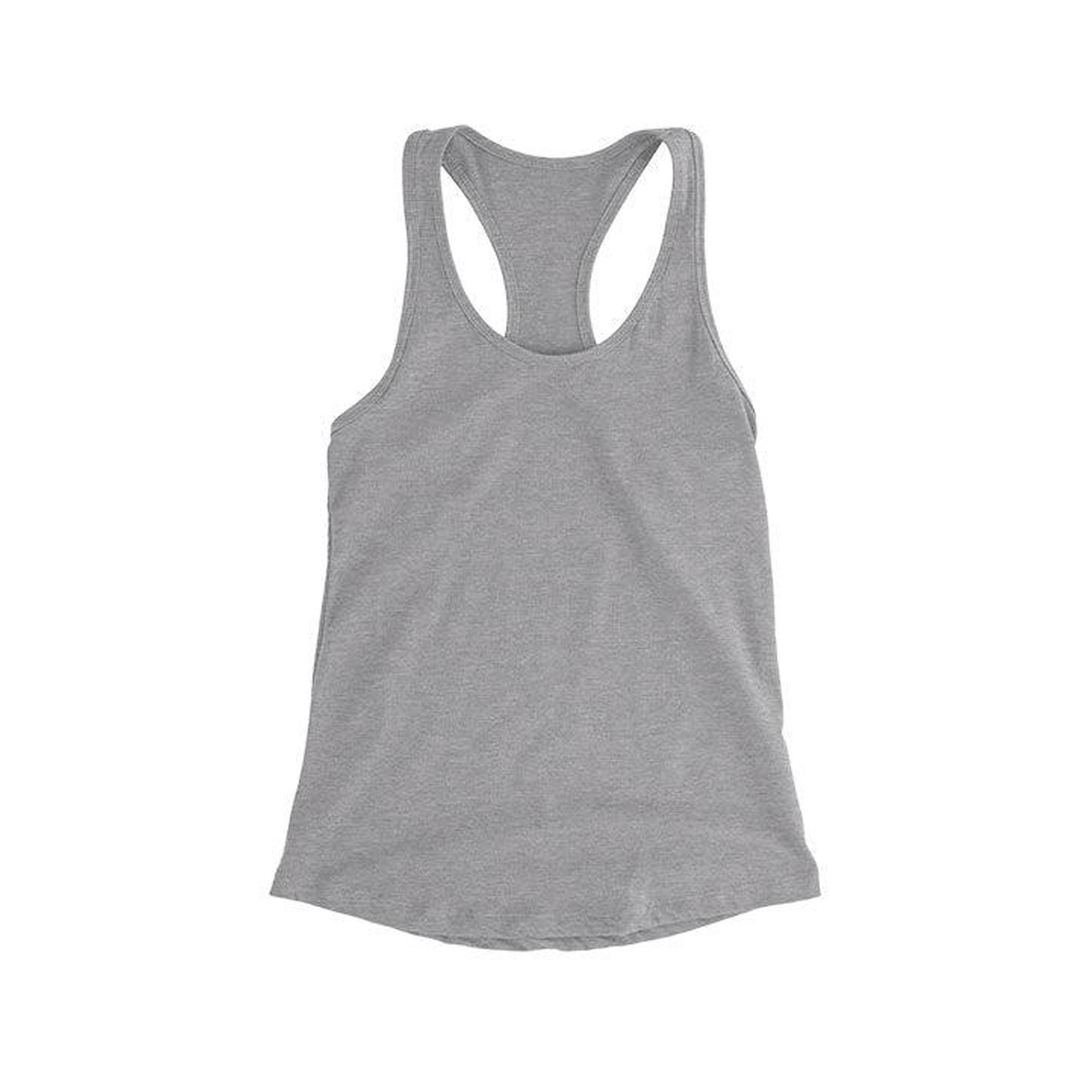 Custom Racerback Tank Top Women - Athletic Grey