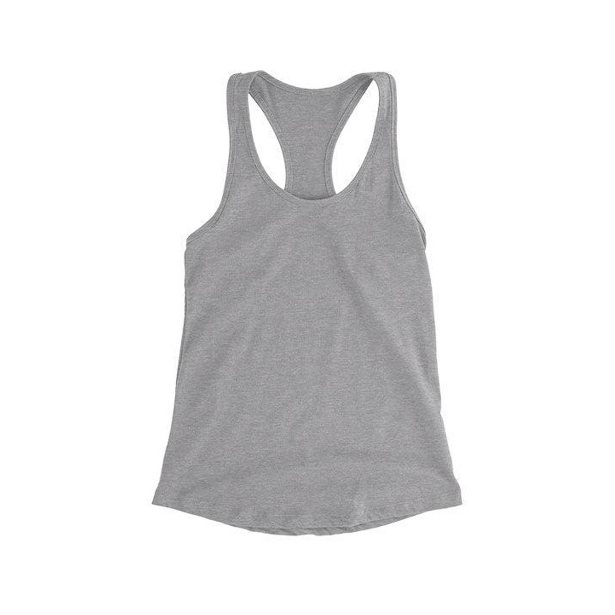 Custom Racerback Tank Top Women - Athletic Grey