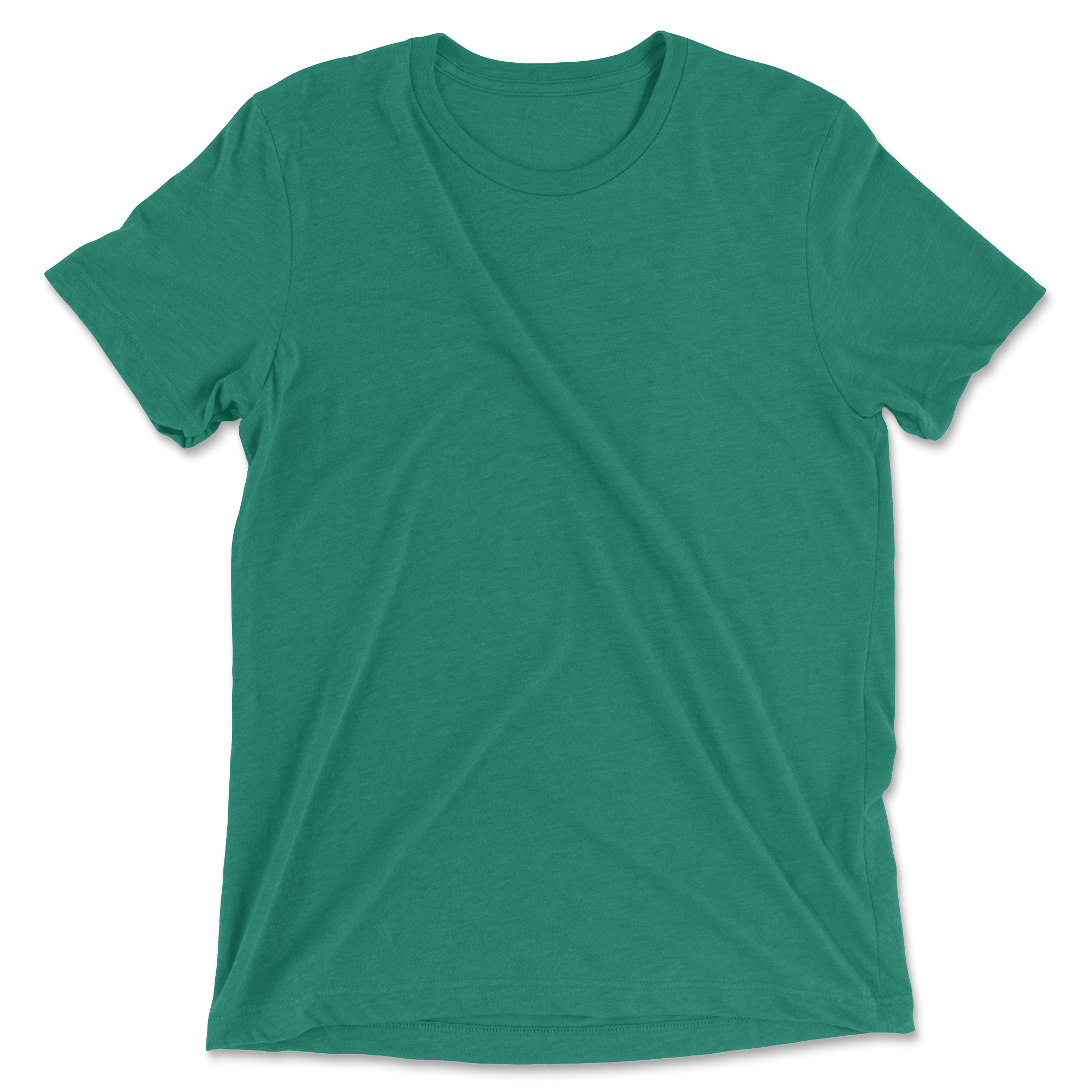 Custom Tri-Blend T-Shirt Men - Kelly Green