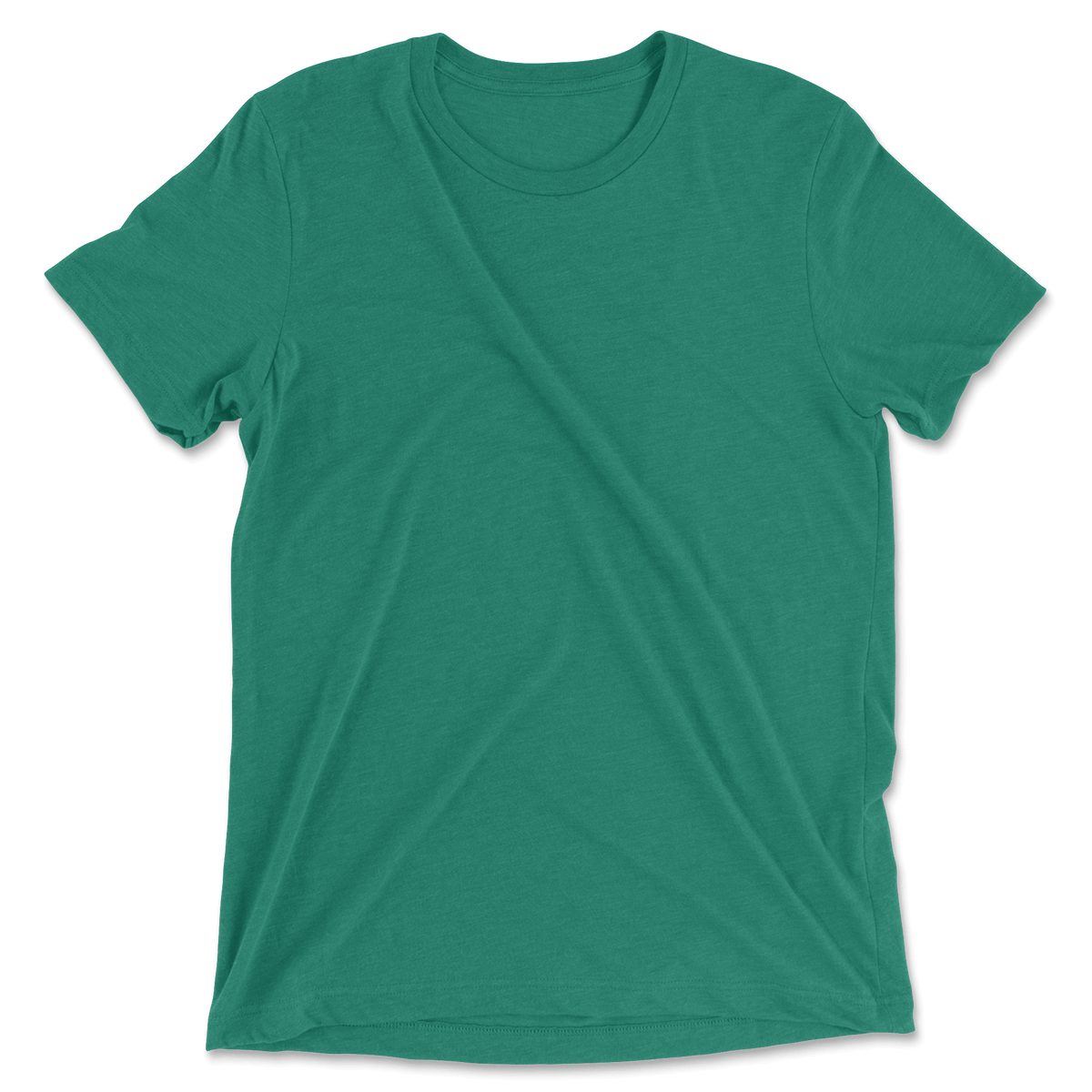 Custom Tri-Blend T-Shirt Men - Kelly Green