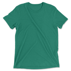 Custom Tri-Blend T-Shirt Men - Kelly Green