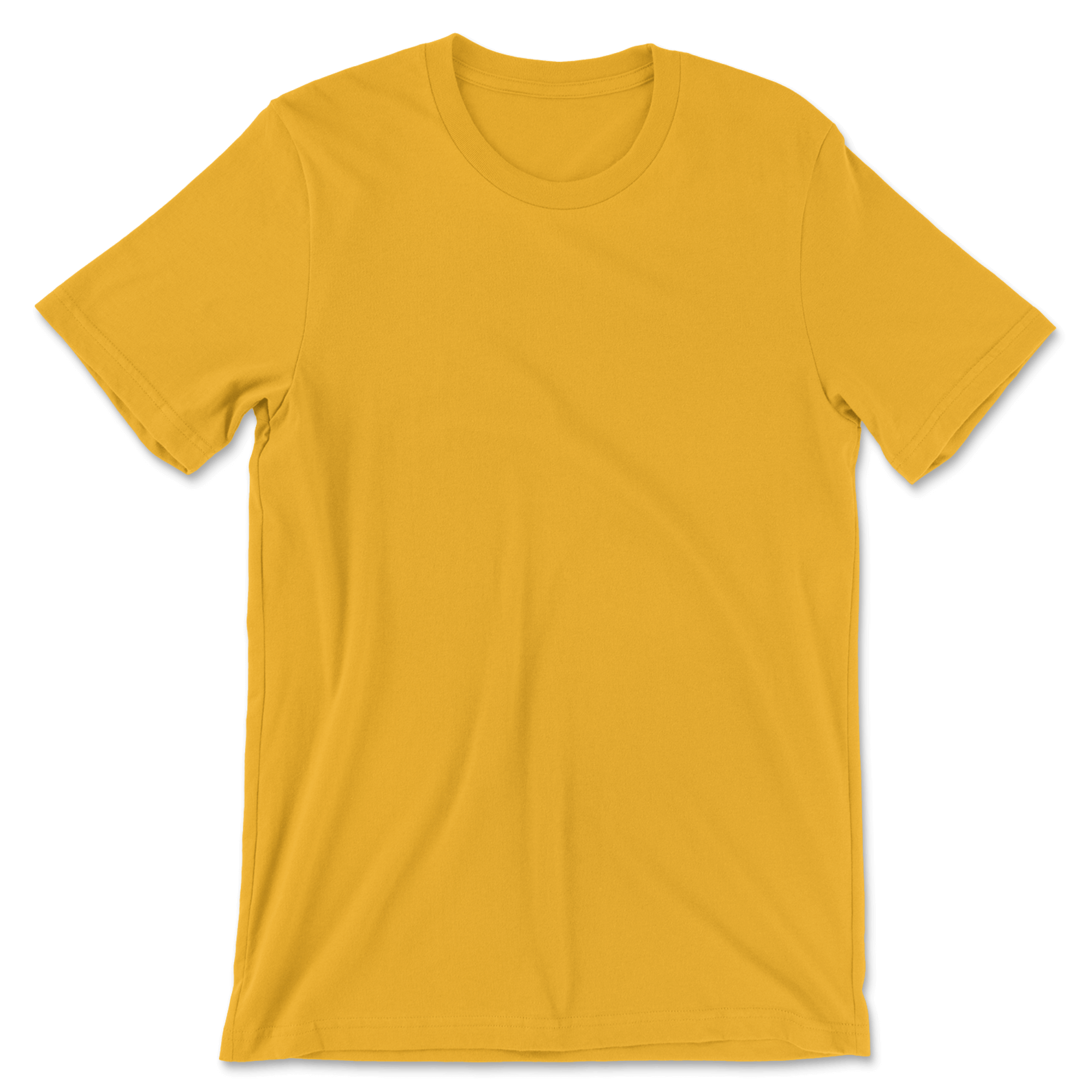 Custom 100% Cotton T-Shirt Men - Gold
