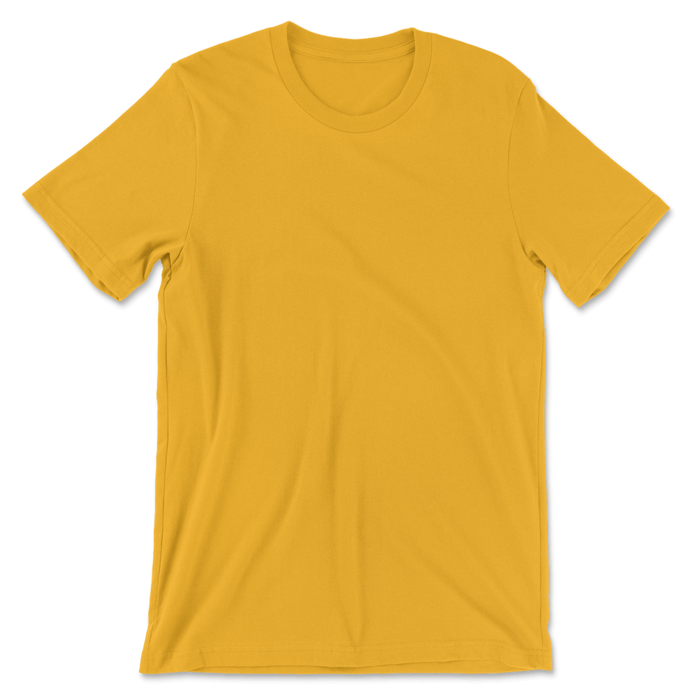 Custom 100% Cotton T-Shirt Men - Gold