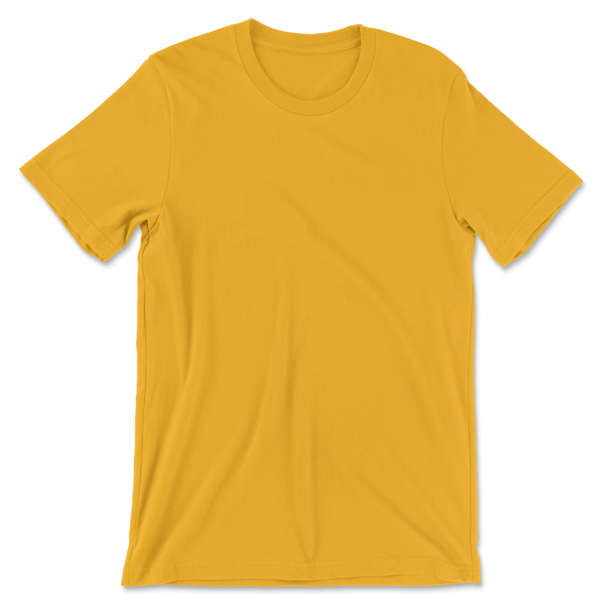 Custom 100% Cotton T-Shirt Men - Gold