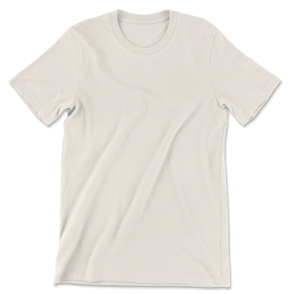 Custom 100% Cotton T-Shirt Men - Natural