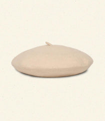 DÔEN Belts, Hats &amp; Gloves | Georgianna Beret Cream Wool - Women