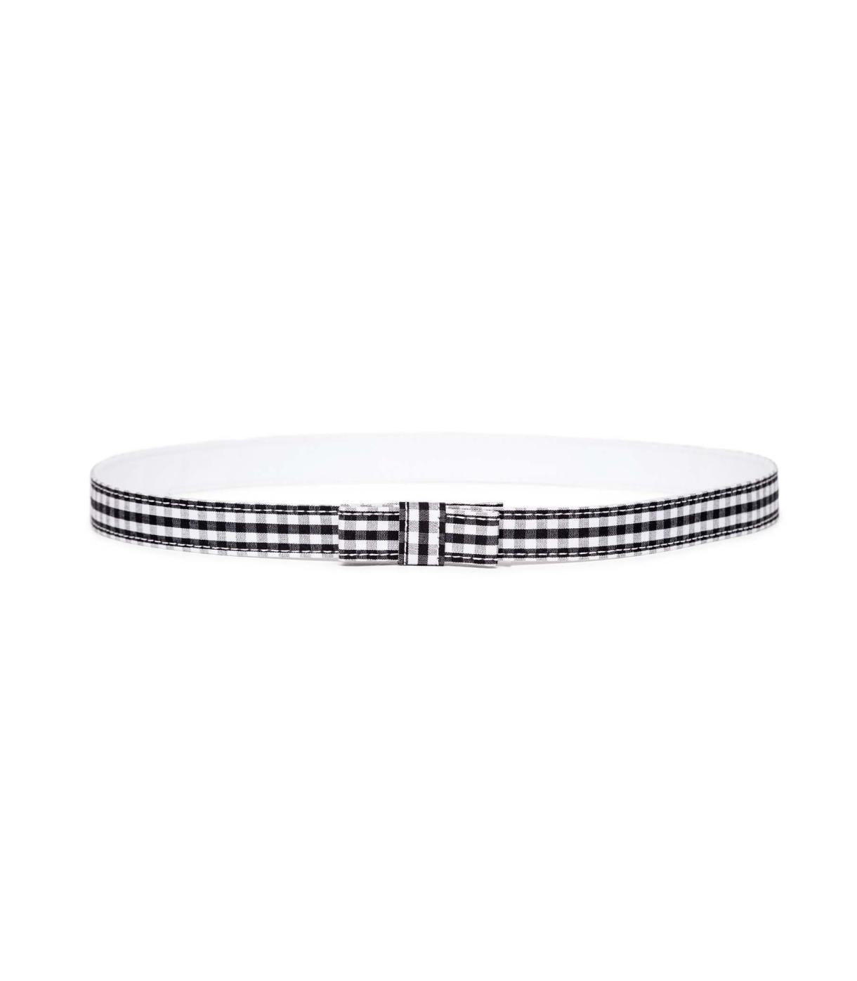 DÔEN Belts, Hats &amp; Gloves | Junie Bow Belt Gingham - Women