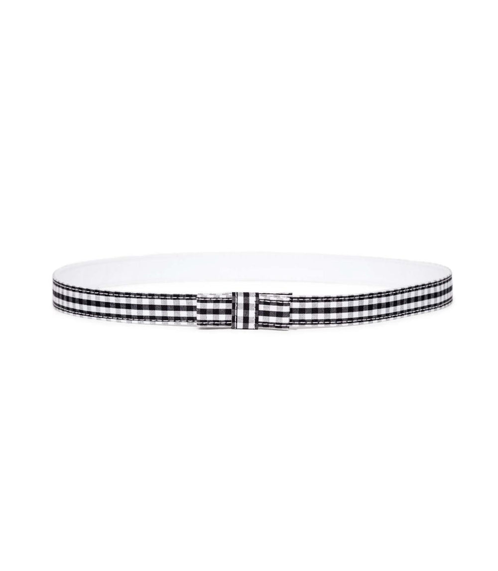 DÔEN Belts, Hats &amp; Gloves | Junie Bow Belt Gingham - Women