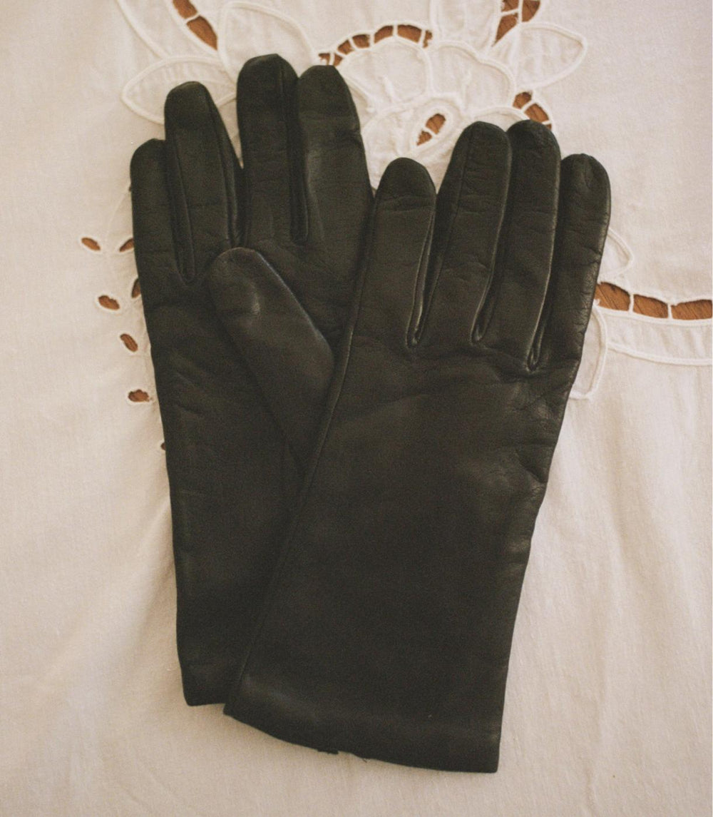 DÔEN Belts, Hats &amp; Gloves | Rhine Gloves Black Leather - Women
