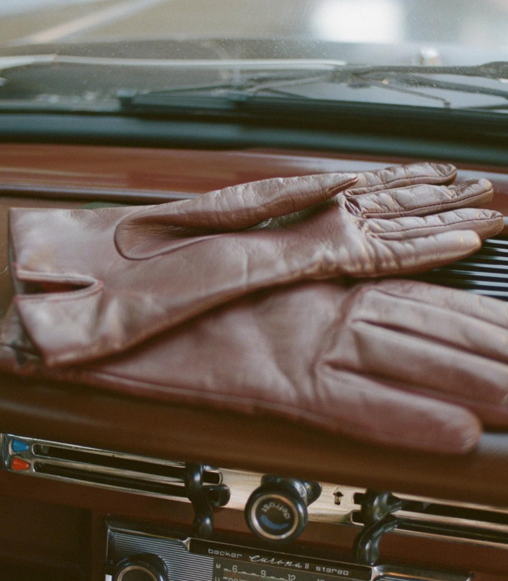 DÔEN Belts, Hats &amp; Gloves | Rhine Gloves Bordeaux Leather - Women