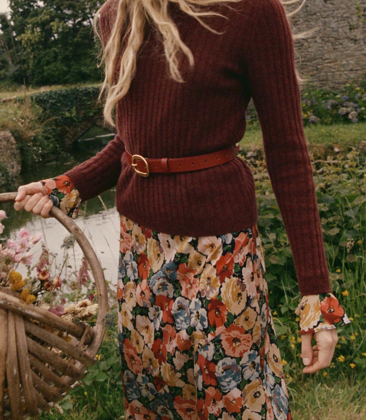 DÔEN Belts, Hats &amp; Gloves | Wyatt Belt Malaga Box Calf - Women