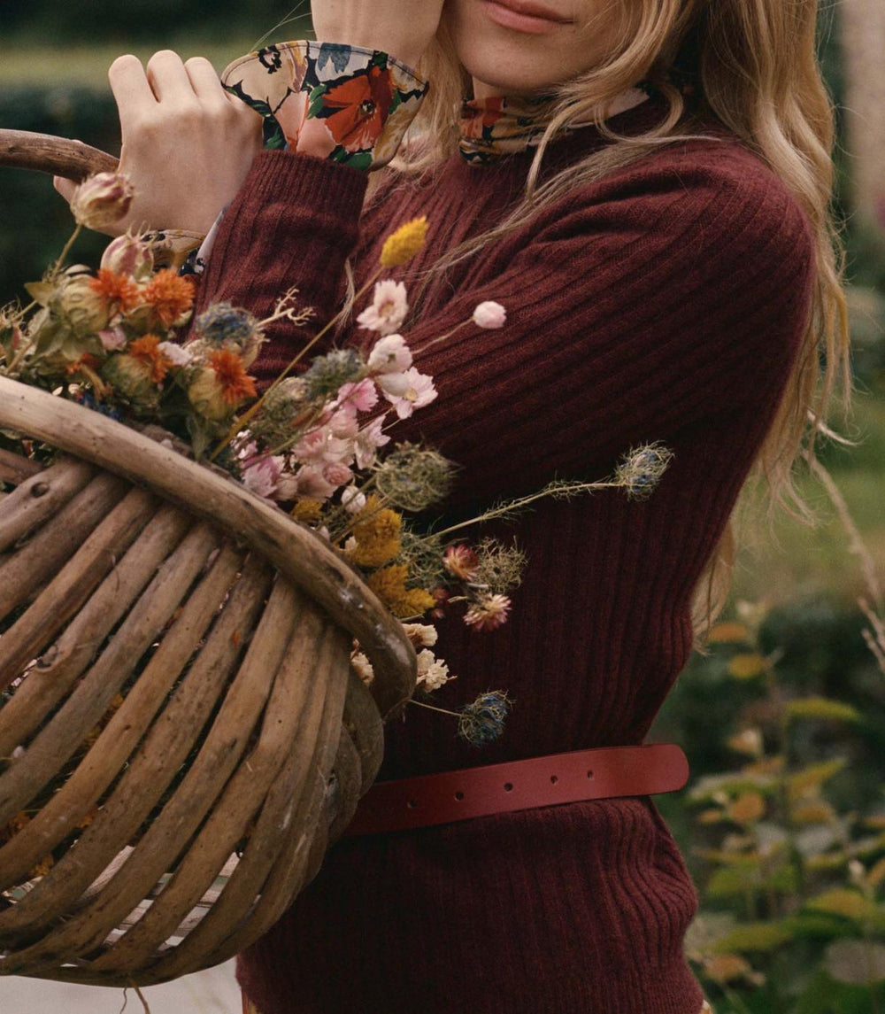 DÔEN Belts, Hats &amp; Gloves | Wyatt Belt Malaga Box Calf - Women