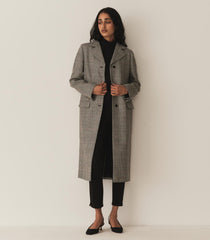DÔEN Coats &amp; Jackets | Bellingham Coat Wickham Houndstooth Plaid - Women
