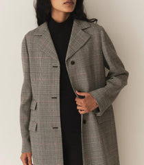 DÔEN Coats &amp; Jackets | Bellingham Coat Wickham Houndstooth Plaid - Women