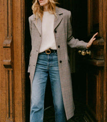 DÔEN Coats &amp; Jackets | Bellingham Coat Wickham Houndstooth Plaid - Women