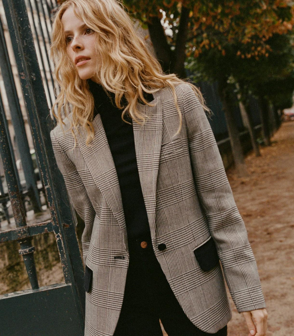 DÔEN Coats &amp; Jackets | Casper Blazer Wainwright Houndstooth Check - Women