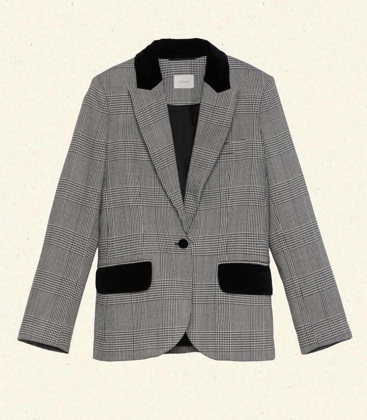 DÔEN Coats &amp; Jackets | Casper Blazer Wainwright Houndstooth Check - Women
