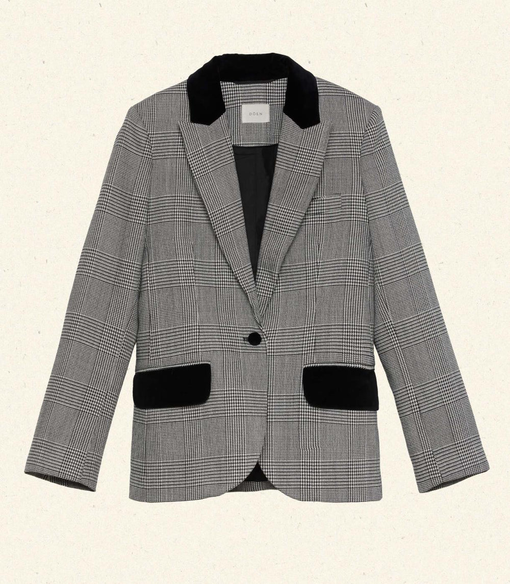 DÔEN Coats &amp; Jackets | Casper Blazer Wainwright Houndstooth Check - Women