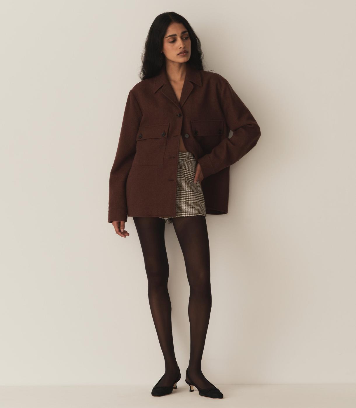 DÔEN Coats &amp; Jackets | Clifton Jacket Rust Umber - Women