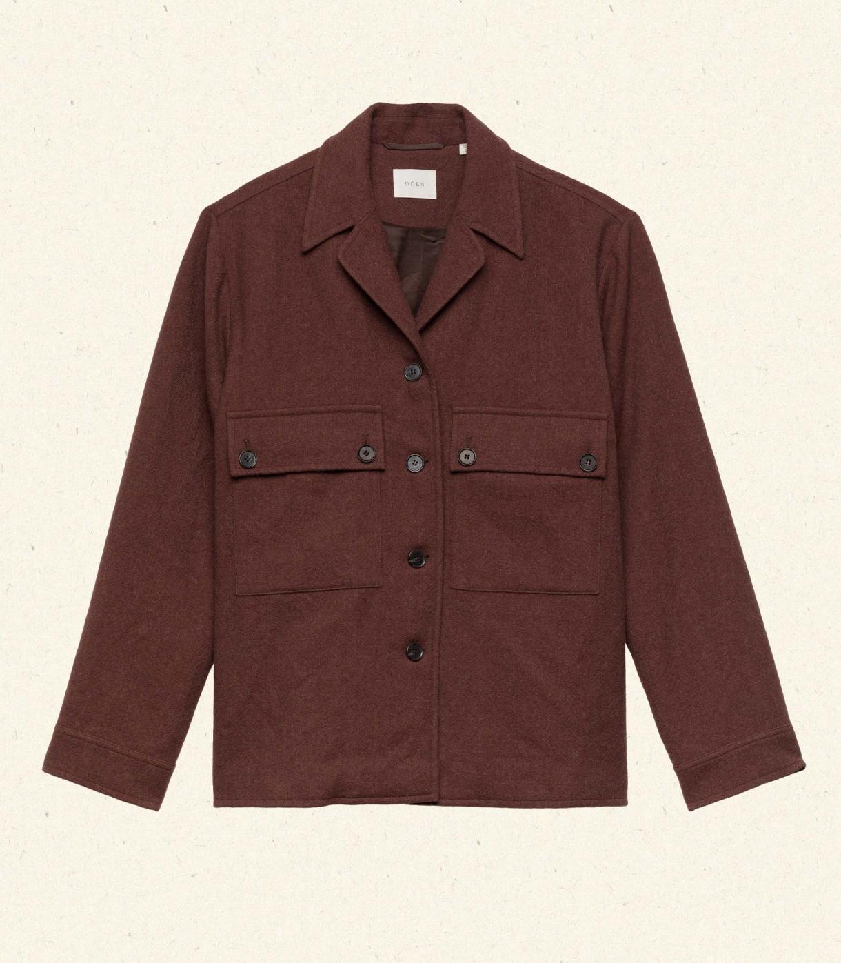 DÔEN Coats &amp; Jackets | Clifton Jacket Rust Umber - Women