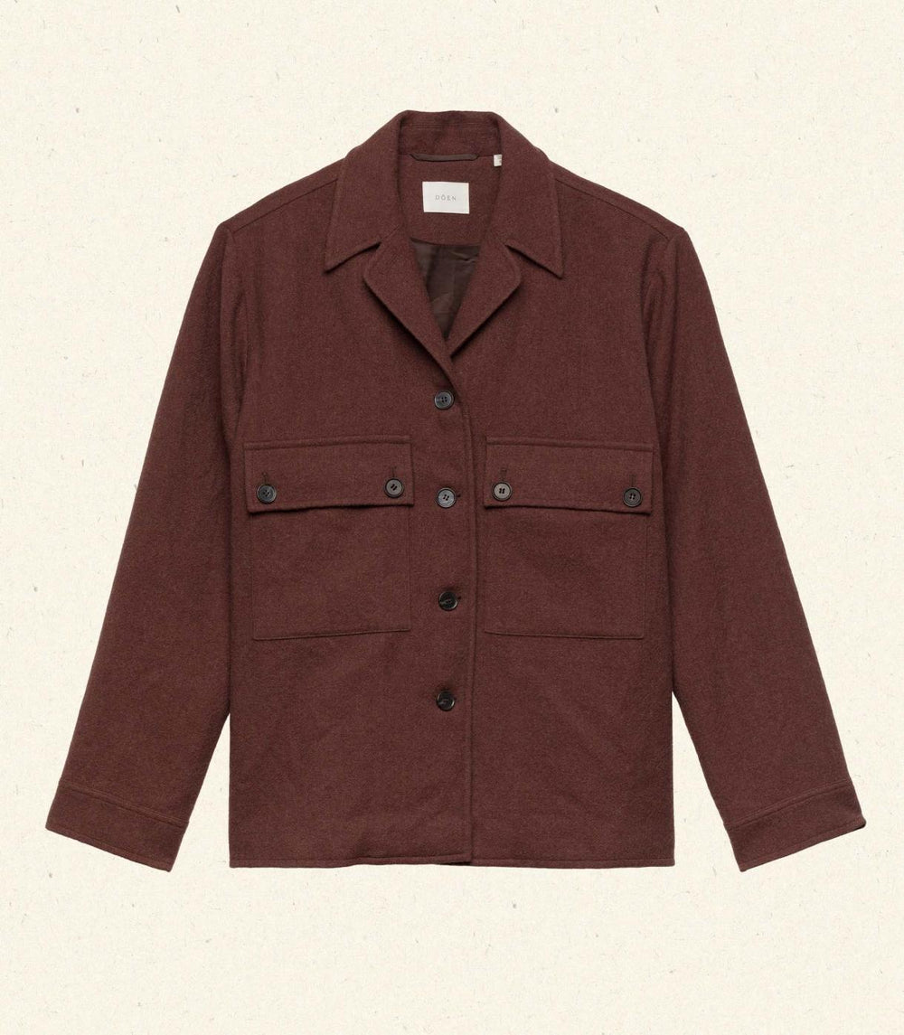 DÔEN Coats &amp; Jackets | Clifton Jacket Rust Umber - Women