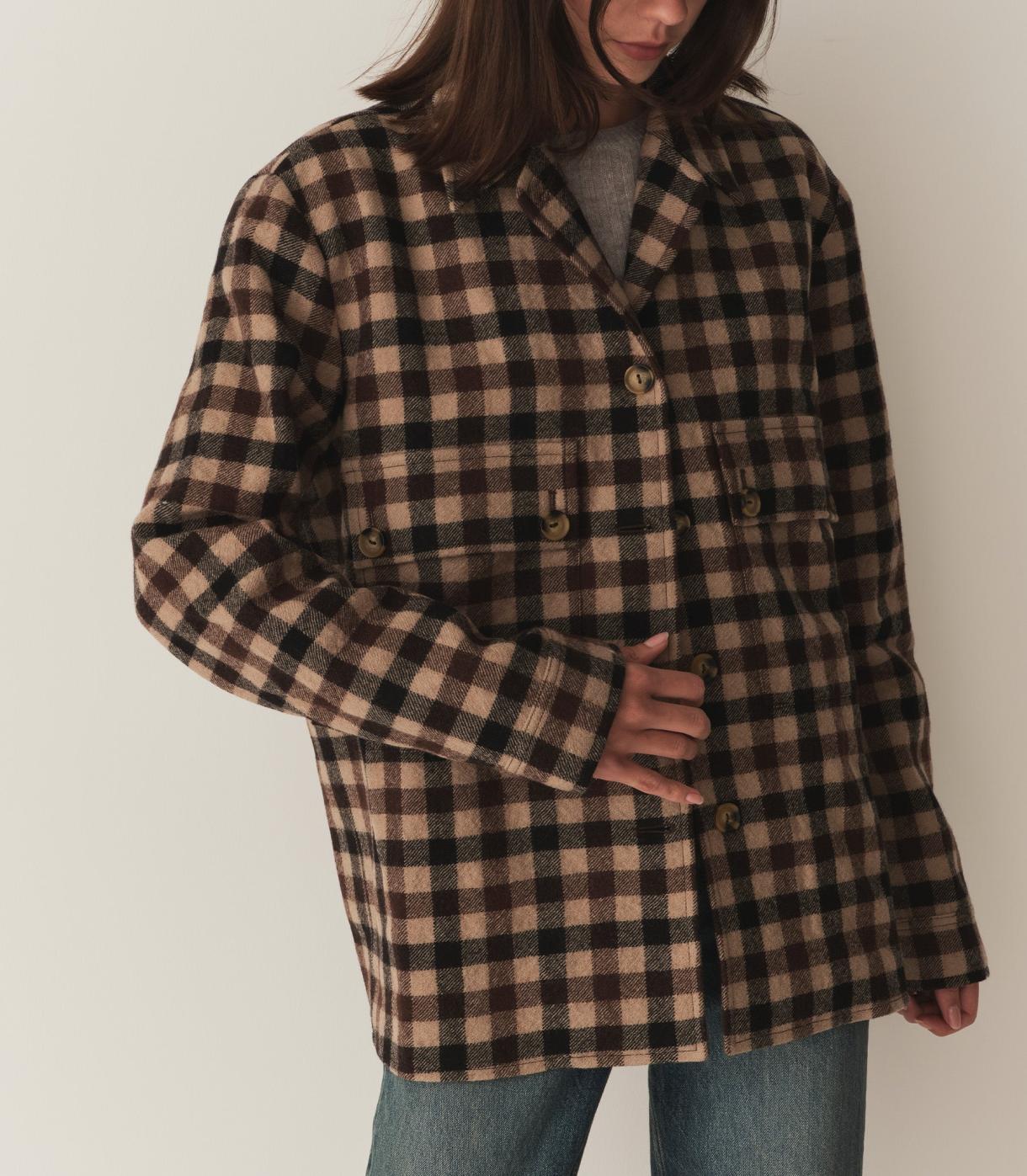 DÔEN Coats &amp; Jackets | Clifton Jacket Vail Plaid - Women