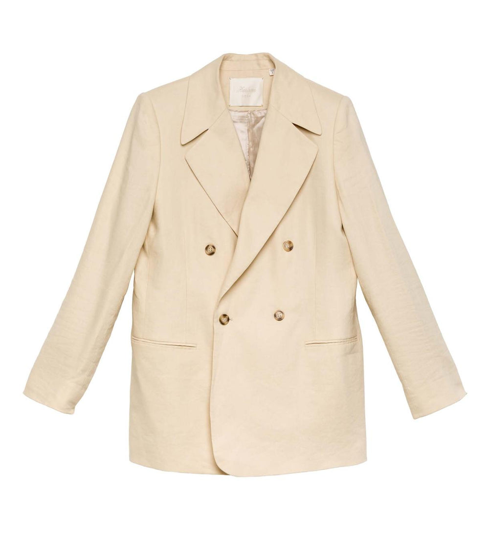 DÔEN Coats &amp; Jackets | Danton Blazer Butter Khaki - Women