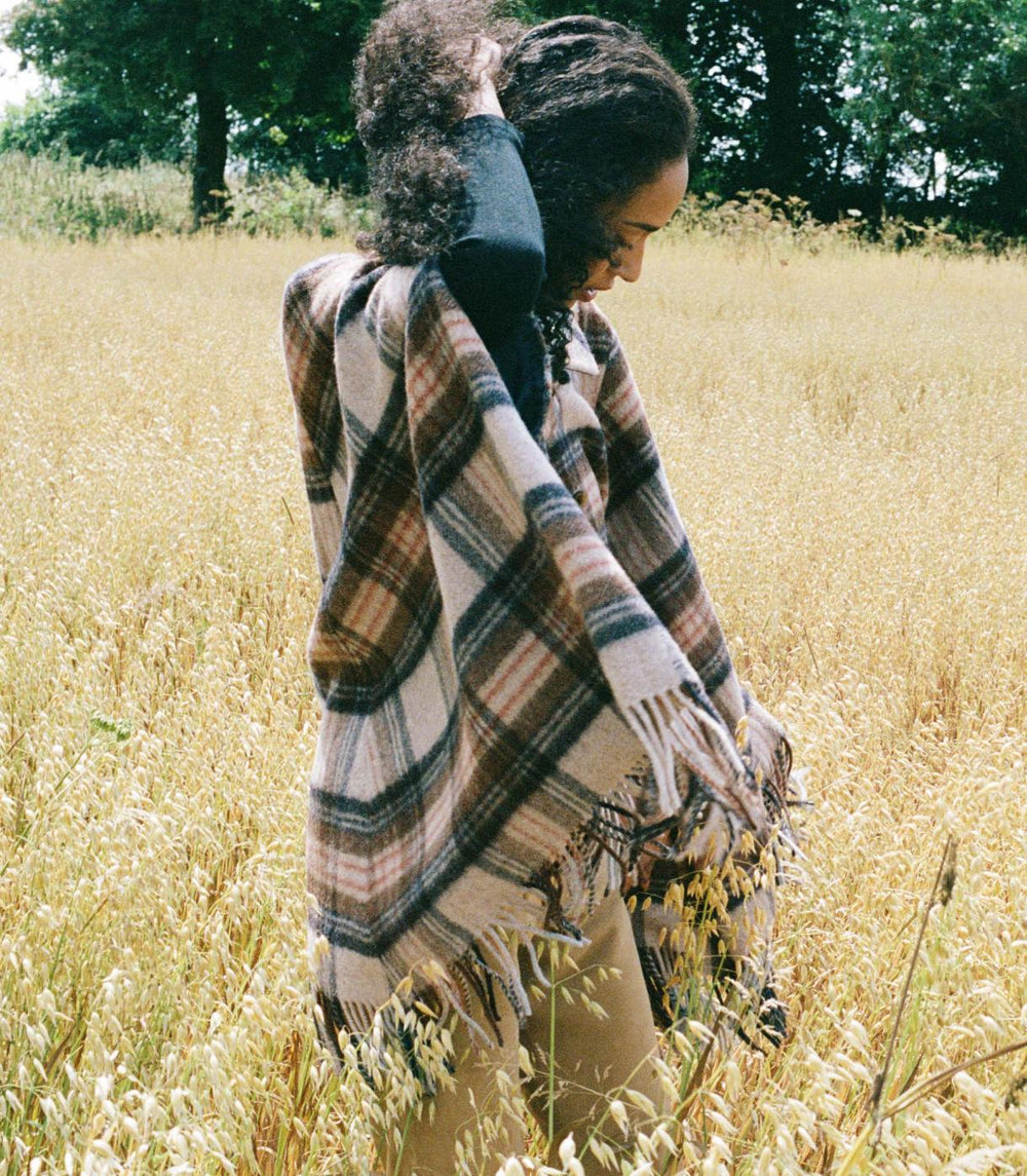 DÔEN Coats &amp; Jackets | Kent Cape Maclaine Plaid - Women