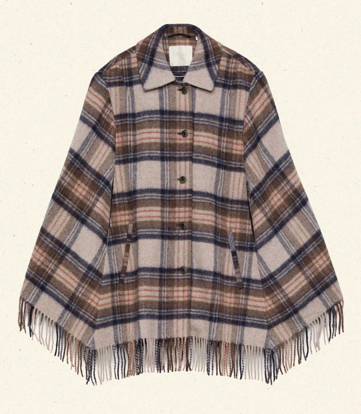 DÔEN Coats &amp; Jackets | Kent Cape Maclaine Plaid - Women