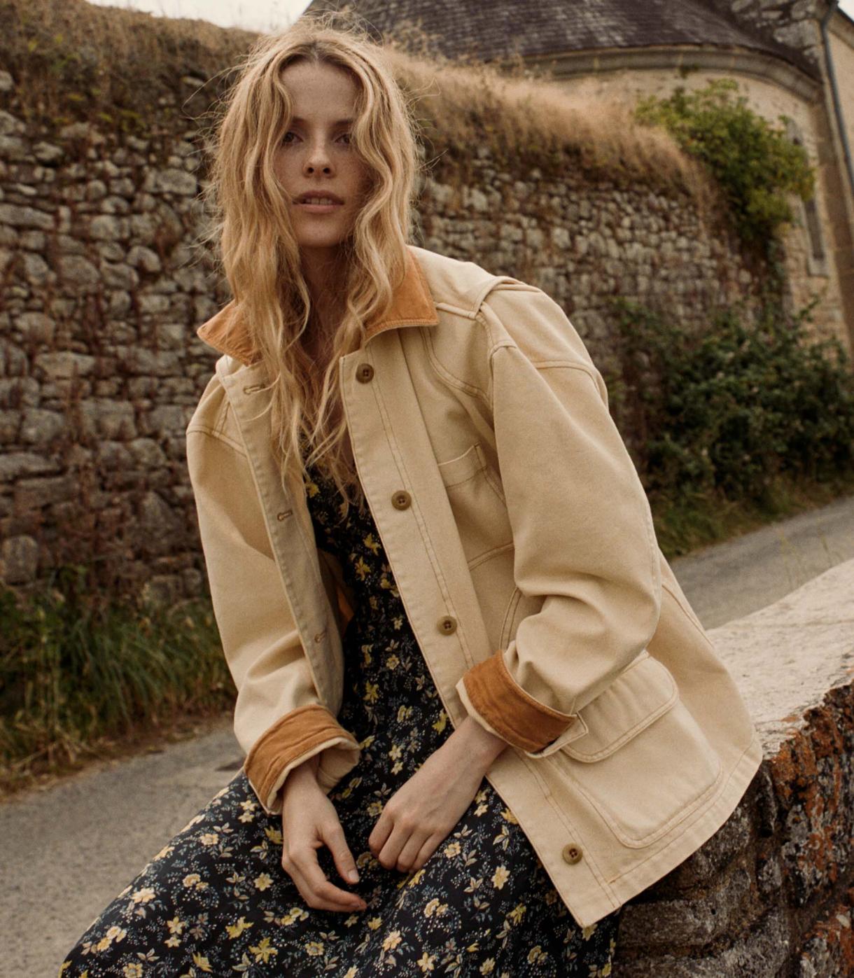 DÔEN Coats &amp; Jackets | Pascual Barn Jacket Straw - Women