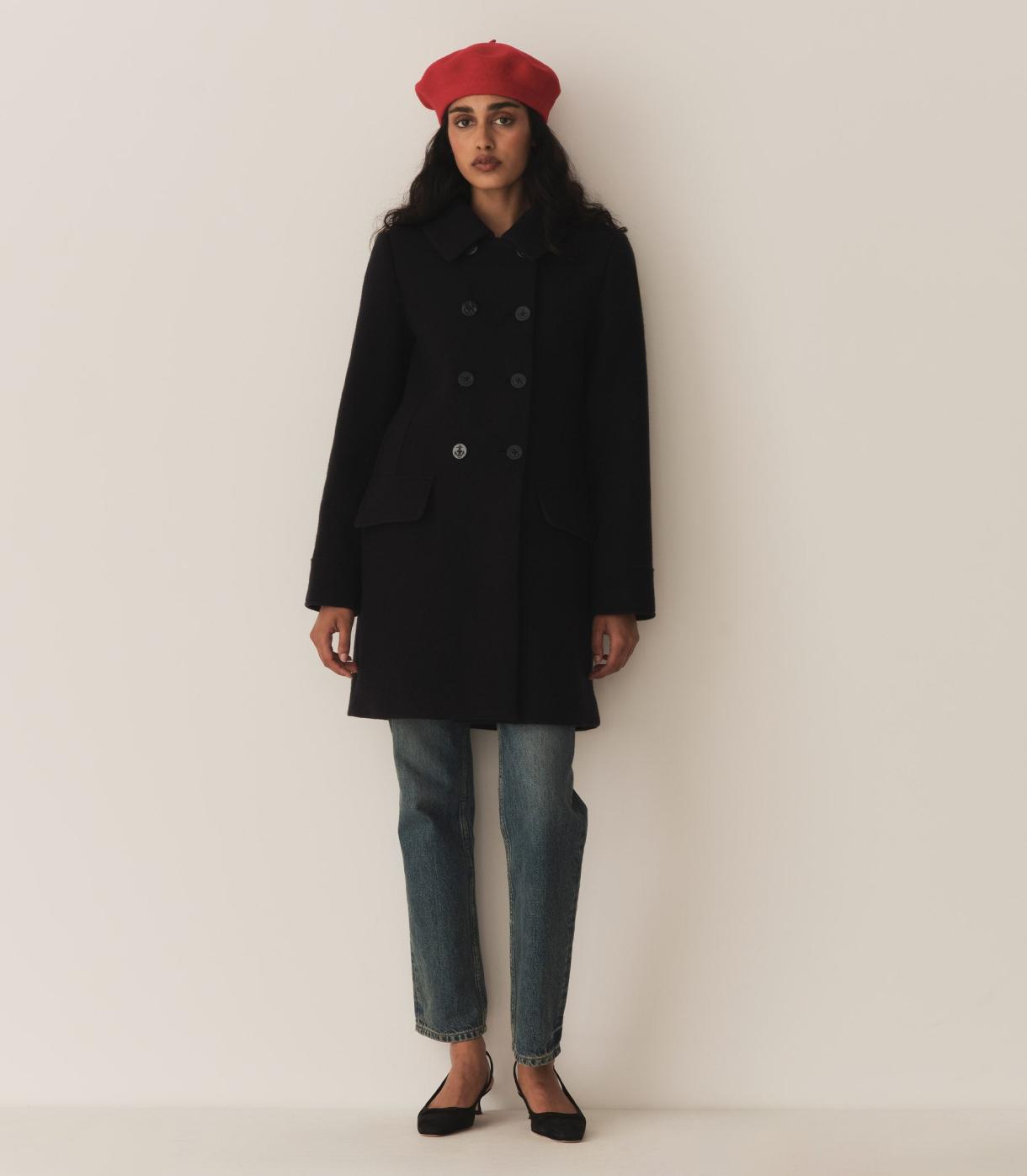 DÔEN Coats &amp; Jackets | Wayfarer Coat Deep Navy - Women