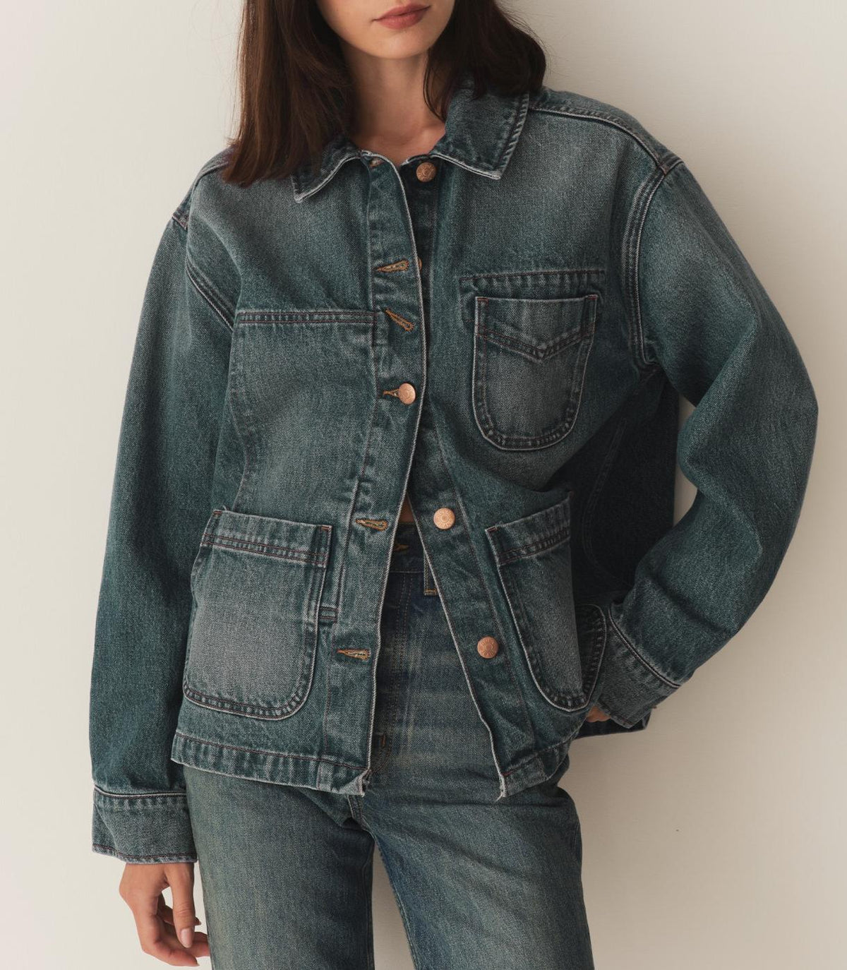 DÔEN Denim | Gaelle Jacket Albi Wash - Women