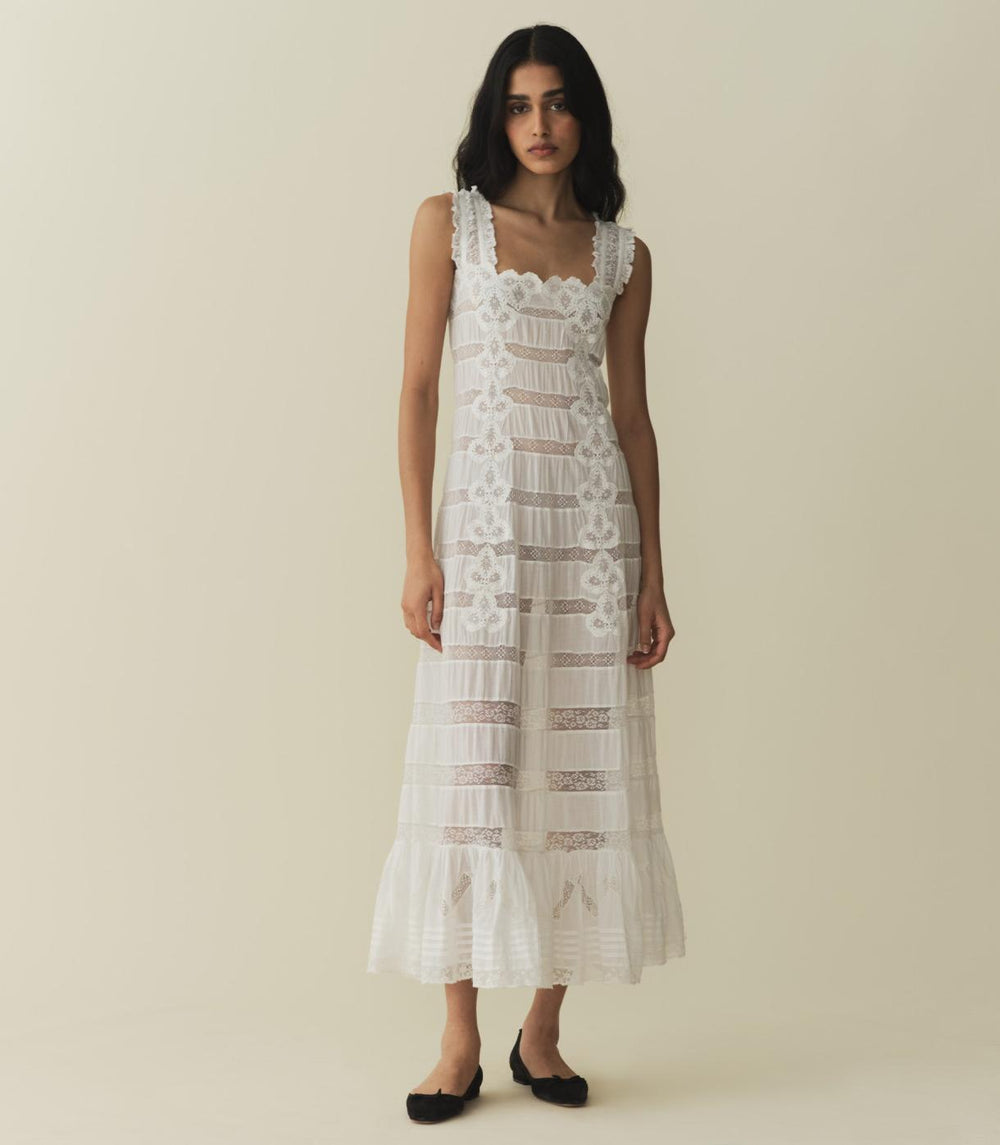 DÔEN Dresses | Angeletta Dress Salt - Women